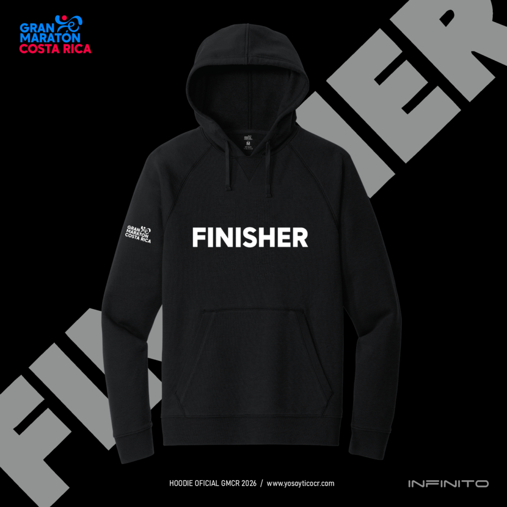 Hoodie FINISHER GMCR negra